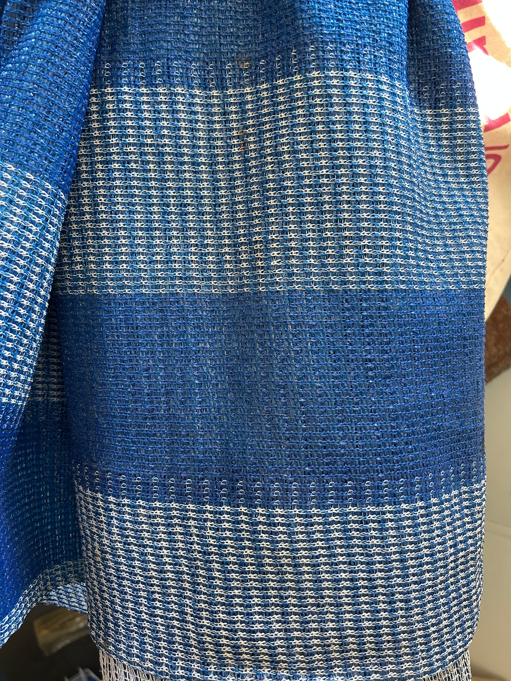 Navy with White Stripe