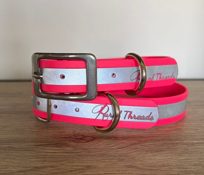 BioThane Reflective Standard Dog Collar