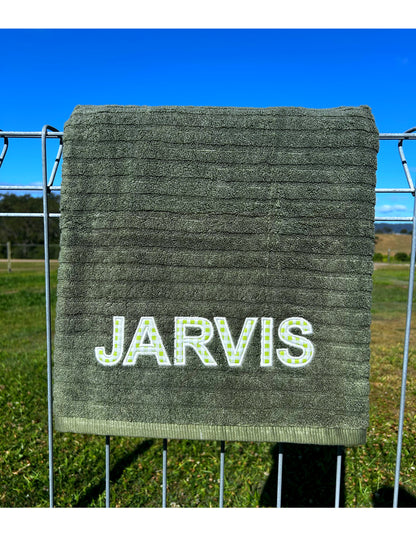 Personalised Name Bath Towel